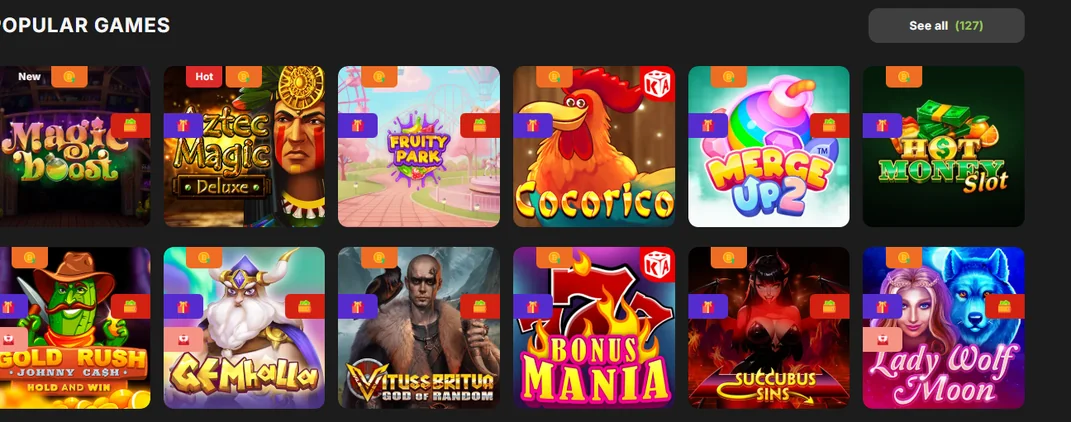 Spin new casino games